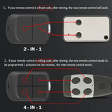 280–868MHz Multifrequency Garage Door Remote Control Duplicator, Auto-Scan