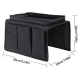 No-Slip Sofa Armrest Organizer with Storage Pockets