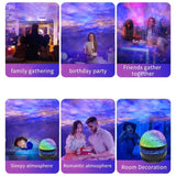 Northern Lights Starry Sky Projector LED Night Light with Remote Control