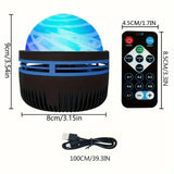 Northern Lights Starry Sky Projector LED Night Light with Remote Control
