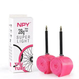 Ultralight 28g TPU Inner Tube, 700C x 18/25/28/32 Road Bike Tube with 45/65/85mm Presta Valve