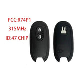 Remote Smart Car Key Fob 315MHz ID47 PCF7953 Chip for Suzuki e Alto, Hustler, Lapin & Wagon R