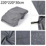 Outdoor Waterproof Hot Tub Cover – 220×220×30cm Square Spa Protector