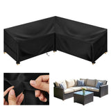 Outdoor Waterproof L-Shape Sofa Cover – Heavy-Duty Weather Protection (different sizes available)
