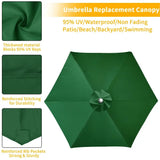 Parasol Replacement Cover – 6 or 8 Ribs (6 colours available)
