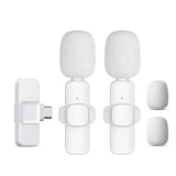 Pink Wireless Lavalier Mic for iPhone & Android (various type of sets available)