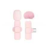 Pink Wireless Lavalier Mic for iPhone & Android (various type of sets available)