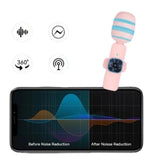 Pink Wireless Lavalier Mic for iPhone & Android (various type of sets available)