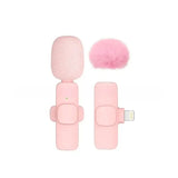 Pink Wireless Lavalier Mic for iPhone & Android (various type of sets available)