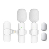 Pink Wireless Lavalier Mic for iPhone & Android (various type of sets available)