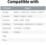 PLA 3D Printer Filament 1.75mm (200g) – High Toughness & Heat Resistant
