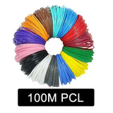 PLA/PCL 3D Printing Pen Filament 1.75mm (9–100m)