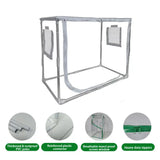 All-Season Plant Greenhouse with Transparent Double-Layer Fabric and Ventilation
