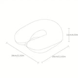 Plush U-Shaped Travel Neck Pillow (3 colours available)