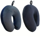 Plush U-Shaped Travel Neck Pillow (3 colours available)