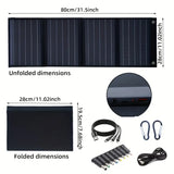 Portable 120W Solar Charging Panel Waterproof