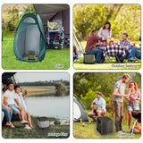 Portable 4-in-1 Outdoor Camping Toilet – Foldable & Odor-Proof