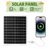 Portable 6V 10W Solar Charger Panel