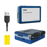 Portable Bluetooth Cassette Player with Wireless Audio Output