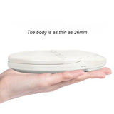 Portable Bluetooth CD Player with Display (Black & White)