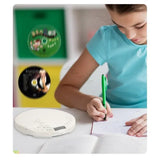 Portable Bluetooth CD Player with Display (Black & White)