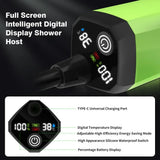 Portable Camping Shower Pump with Digital Display – 6000mAh (5 colours)