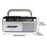 Portable Cassette Player with FM Radio