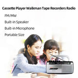 Portable Cassette Player with FM Radio