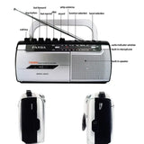 Portable Cassette Player with FM Radio