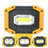 20W Rechargeable COB LED Floodlight Portable Outdoor Torch with Optional 18650 Battery