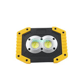 20W Rechargeable COB LED Floodlight Portable Outdoor Torch with Optional 18650 Battery