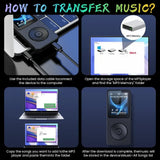 Portable MP3 Player with Bluetooth, FM Radio & LCD Display