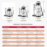 Portable Outdoor Manual Camping Shower – 3/5/8L with Hose