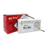 Portable Retro Solar Emergency Radio with Bluetooth, Cassette Player & AM/FM/SW Radio