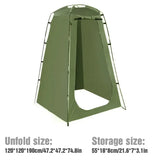 Portable Waterproof Shower & Changing Tent (available in Green & Orange)