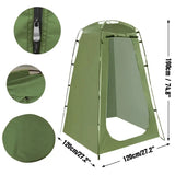 Portable Waterproof Shower & Changing Tent (available in Green & Orange)