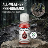 60ml Mineral Oil Bicycle Brake Fluid for Shimano, Magura & Hydraulic Disc Brake Systems