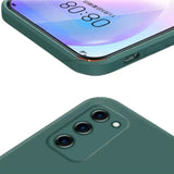 Premium Liquid Silicone Case for Samsung Galaxy A & S Series (Dark Green)