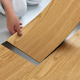 PVC Wood Grain Self-Adhesive Floor Tiles – 40x15cm (10Pcs) (available in 8 designs)