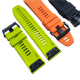 Quickfit Silicone Strap for the Garmin Watch Series (available of various range of models and 46 colours)