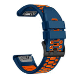 Quickfit Silicone Watch Band for a Range of Garmin Watches (22mm) (See list of models in the description)