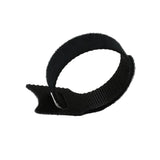 Releasable Black Nylon Hook & Loop Cable Ties 15/20/25/30cm