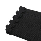 Releasable Black Nylon Hook & Loop Cable Ties 15/20/25/30cm