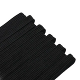 Releasable Black Nylon Hook & Loop Cable Ties 15/20/25/30cm