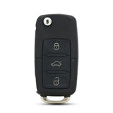 3-Button Remote Car Key 315MHz ID48 HU66 for VW Passat, Golf, Jetta & Skoda (2001+)