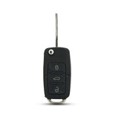 3-Button Remote Car Key 315MHz ID48 HU66 for VW Passat, Golf, Jetta & Skoda (2001+)