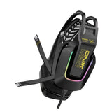 RGB Wired Gaming Headset – Over-Ear, HIFI Stereo with Mic (available in 3 colours)