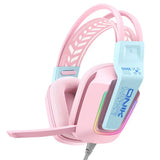 RGB Wired Gaming Headset – Over-Ear, HIFI Stereo with Mic (available in 3 colours)