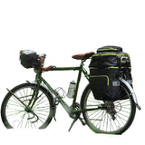 3-in-1 Bicycle Pannier Bag with Rain Cover