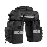3-in-1 Bicycle Pannier Bag with Rain Cover